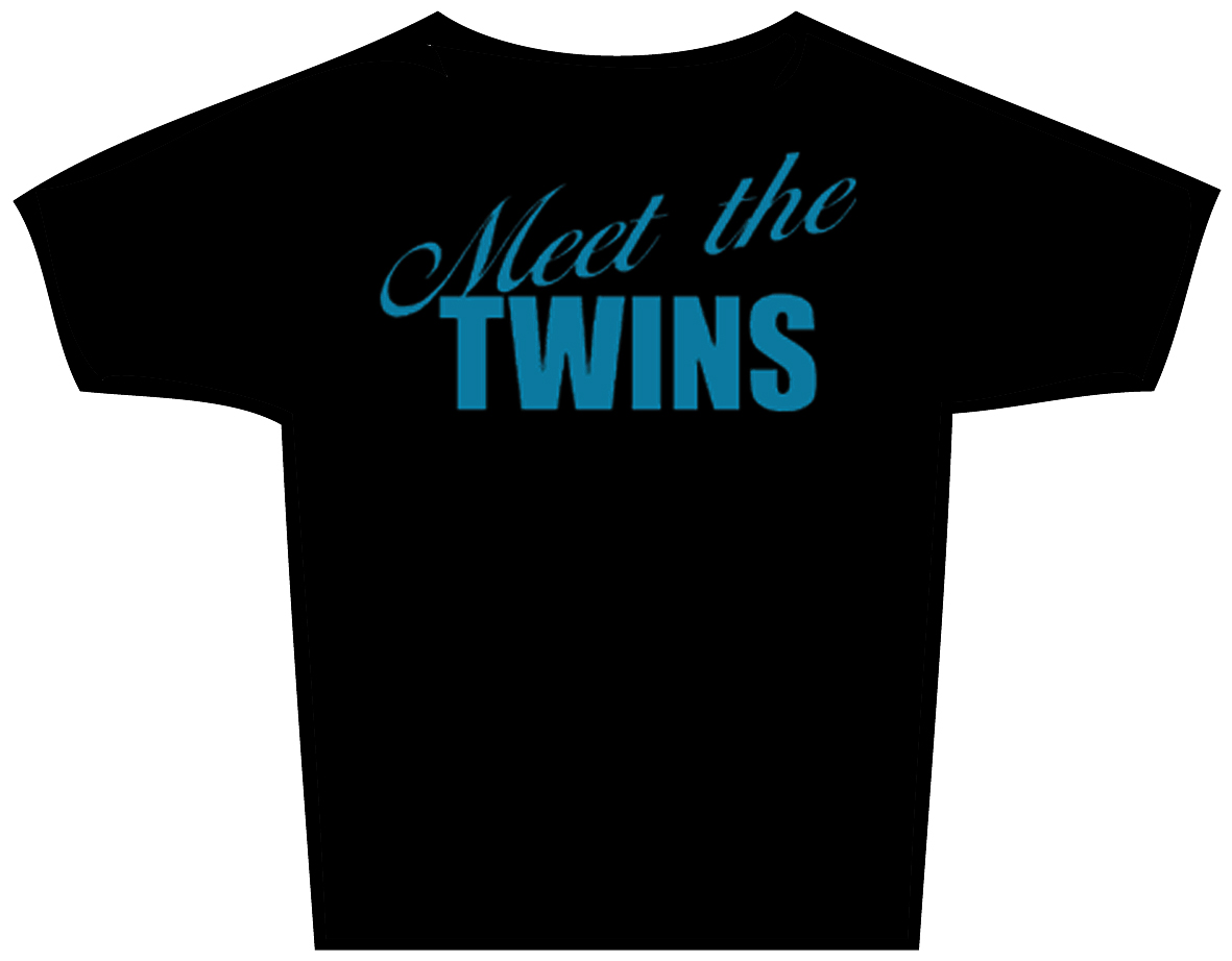T-Shirt "Meet The Twins" - Klik op de afbeelding om het venster te sluiten